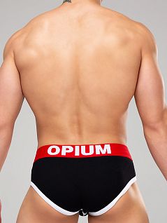 Мужские трусы брифы анатомического кроя Opium VOOpium_R-138 Черный Черный