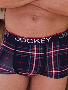 Эластичные боксеры на широкой резинке с логотипом синего цвета JOCKEY 1805222c499