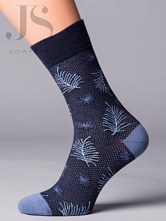 Красивые носки с оригинальным принтом Giulia JSMSL 021 (5 пар) navy gul