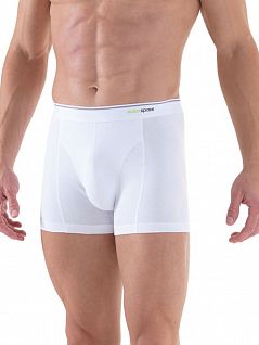Классические мужские трусы-боксеры белого цвета BlackSpade TENDER COTTON b9233