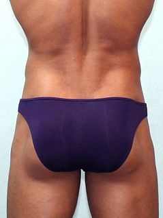 Мягкие фиолетовые мужские трусы мини Romeo Rossi Slips R2005-5
