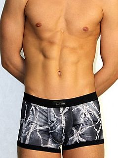 Мужские джинсовые трусы HOM «Black Addict Wolf» 01497-Z9 распродажа