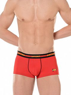 Трусы хипсы в спортивном стиле красного цвета HOM Cup Spain HOM 01080cYP