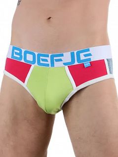 Разноцветные слипы из эластичного хлопка Boefje RT47407
