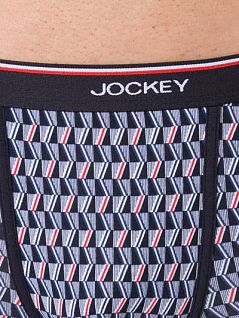 Шелковистые боксеры из хлопка и модала Jockey 181063H (муж.) Темный-синий 499