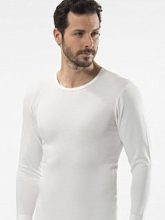 Термофутболка из полиэстра и вискозы Cacharel LT1603 Cacharel белый