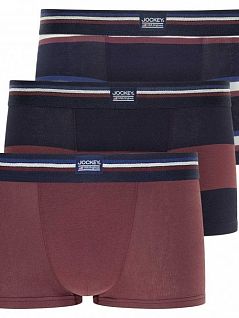 Комфортные набор боксеров из дышащей ткани JOCKEY 17302913 Nos (муж.) (Многоцветный 372) (3шт.) Многоцветный