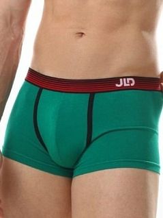 Удобные боксеры на пришивной и эластичной резинке JOLIDON DT292блнТм Green