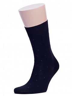 Комплект из 10 пар мужских бесшовных носков из модала черного цвета "RuSocks" М-233