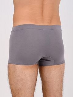 Однотонные боксеры с анатомическим кроем светло-серого цвета Ermenegildo Zegna N3LC61300c052