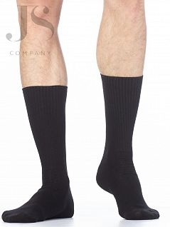 Бамбуковые мужские носки с очень комфортной анатомической резинкой "в рубчик" Omsa JSCOMFORT 302 BAMBOO (5 пар) nero распродажа