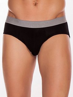 Однотонные мужские трусы слипы черного цвета Torro LFTMS3101 BLACK
