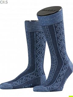 Хлопковые носки для отдыха Falke 13354 North Denim SO Синий
