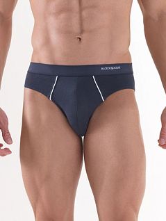 Синее мужские трусы-брифы из хлопка BlackSpade SPORT b9413 синий
