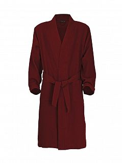 Халат из трикотажного вафельного полотна Пике GOTZBURG FG451589/3XL-4XL Красный