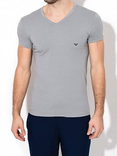 Комплект футболок из тонкого трикотажа (2шт) Emporio Armani 111512цц717армани Серый-синий 13742