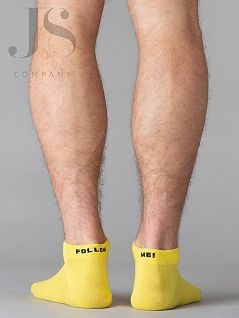 Удобные короткие носки с кеттельным швом OMSA JSFREE STYLE 605 (5 пар) giallo oms