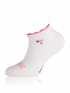 Носки женские короткие (персиковый) Sis LT7059 (набор из 3х штук)