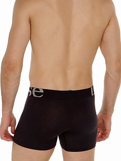 Облегающие мужские трусы-боксеры из мягкого и приятного для тела материала черного цвета Doreanse 1777cPc01