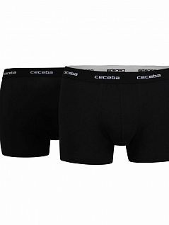 Комплект боксеров на комфортной посадке (2шт) Ceceba FG010162/M-3XL Черный