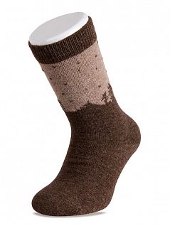 Носки женские (коричневый) Sis LT3041 (набор из 3х штук)