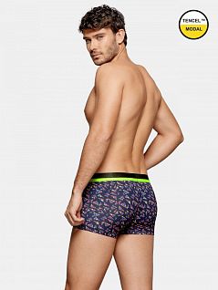 Яркие боксеры с геометрическим принтом синего цвета I am what i wear FM-1208H51-F86