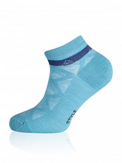 Носки женские короткие (персиковый) Sis LT7095 (набор из 3х штук)