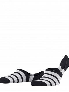 Следы с усиленными зонами Falke 13383 Even Stripe IN Черный-коричневый