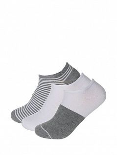 Набор коротких носков с усиленным мыском и пяткой (3шт) John Frank RTJF3SS19S25