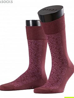 Повседневные носки с узором Falke 13357 Byron SO Бордовый