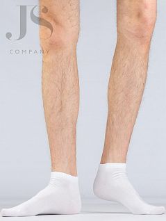мужские носки с комфортной резинкой "в рубчик" Golden Lady JSFORTE (5 пар) bianco
