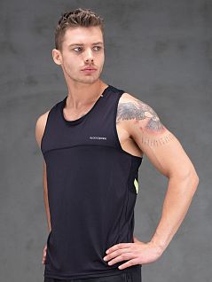 Гладкая майка из быстросохнующей ткани BlackSpade LTBS7895 BlackSpade черный