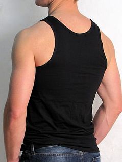 Мужская классическая черная майка Doreanse Cotton Collection 2010c01 распродажа