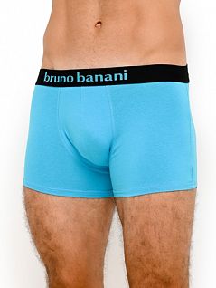 Набор боксеров на контрастной резинке (2шт) Bruno Banani 22031388бруно Голубой-черный () 2150