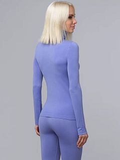 Бесшовная  водолазка из мягкой микрофибры Giulia JSDOLCEVITA MANICA LUNGA very peri gul
