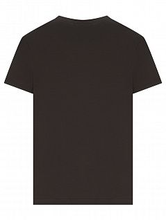 Приталенная футболка из модала ERMENEGILDO ZEGNA н2м200060ез Черный 1