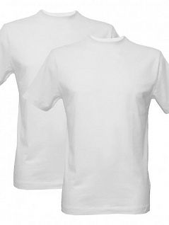Набор трикотажных футболок из натурального хлопка Jockey 18501822 (муж.) (2шт.) Белый 1