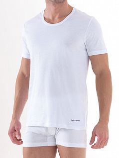 Свободная мужская футболка белого цвета из хлопка BlackSpade LOOSE FIT b9217 White распродажа