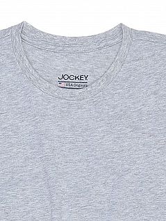 Повседневная футболка из 100% хлопка JOCKEY 120100 (муж.) Серый 981 распродажа