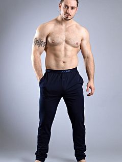 Стильные мужские брюки из мягкой ткани темно-синего цвета Jockey 500756H (муж.) Синий