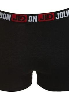 Хлопковые боксеры на мягкой резинке с логотипом бренда Jolidon DT306блнТм Black