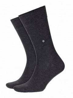 Современный набор носков на прекрасной посадке Burlington 21045 Everyday 2-Pack (муж.) (2шт.) Черный (3081)