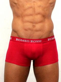 Яркие мужские трусы боксеры красного цвета Romeo Rossi Boxers R6005-8 распродажа