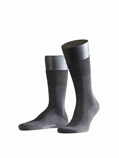 Мужские носки с усиленными зонами пятки и мыска Falke 14684 Firenze SO (муж.) Серый (3390)