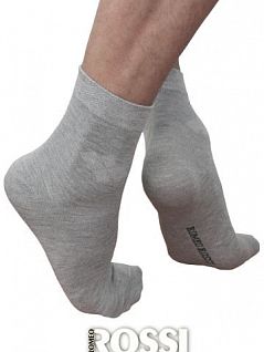 Комплект из 5 серых хлопковых носков для мужчин Romeo Rossi Socks RR803 серый распродажа