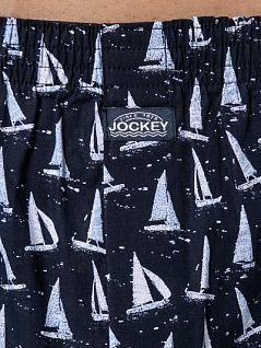Комфортные трусы с принтом JOCKEY 313101H (муж.) Темный-синий B39
