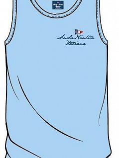 Удобная майка из хлопка Nautica 715955_7 голубой (cielo)