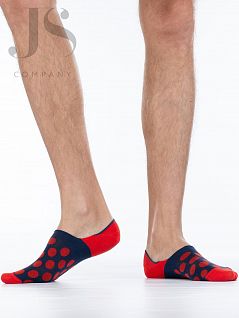 Хлопковые подследники с анатомической резинкой Giulia JSFOOTIES FM 002 COTTON (2 п.) (5 пар) red / navy gul