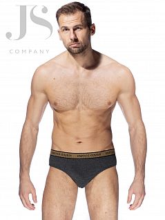Меланжевые слипы из прочной ткани Enrico Coveri JSES 1679 slip antracite ecv