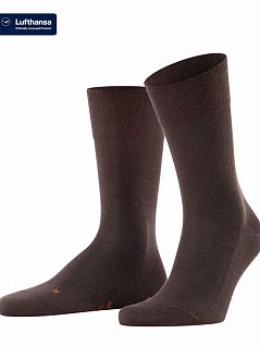 Удобные носки благодаря усиленным зонам напряжения Falke 13240 Intercont (муж.) Коричневый (5930)
